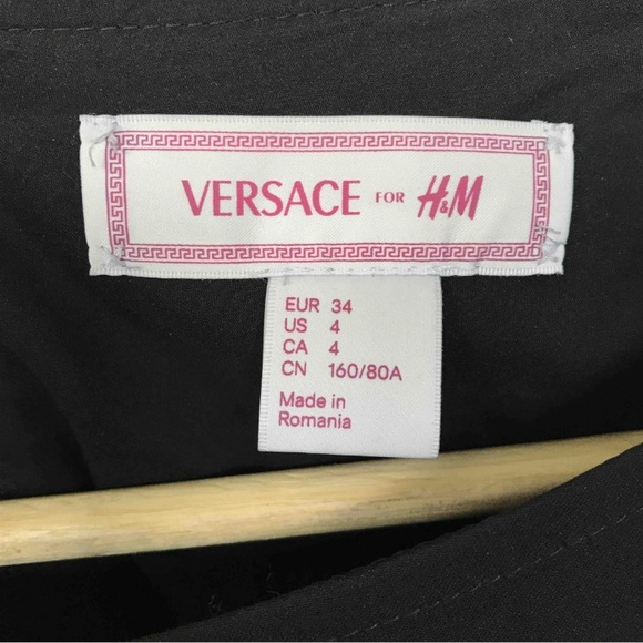 Versace for H&M Black Button Dress - Picture 5 of 6